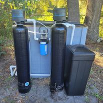 Installation Of A Well System Water Softener And Sulfur And Iron Removal System